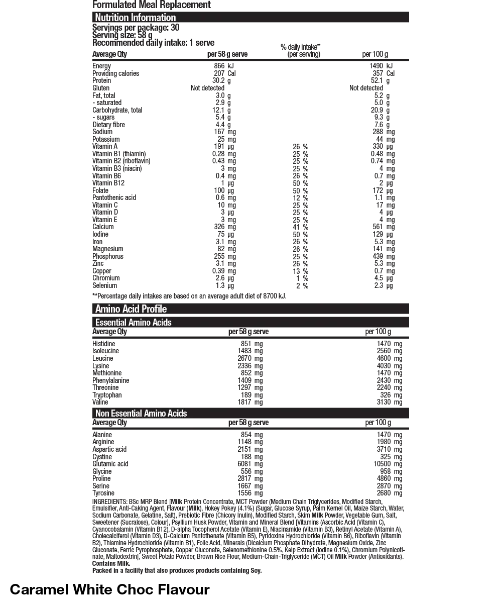 BSc High Protein Meal Shake 1.74kg