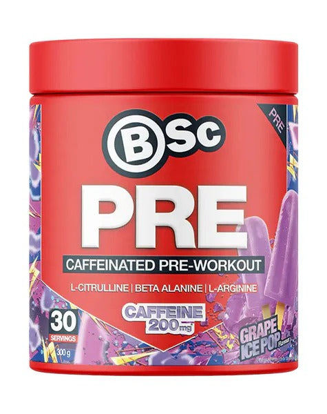 PRE Caffeinated Pre-Workout – Body Science BSc Supplements