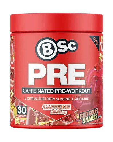 PRE Caffeinated Pre-Workout – Body Science BSc Supplements