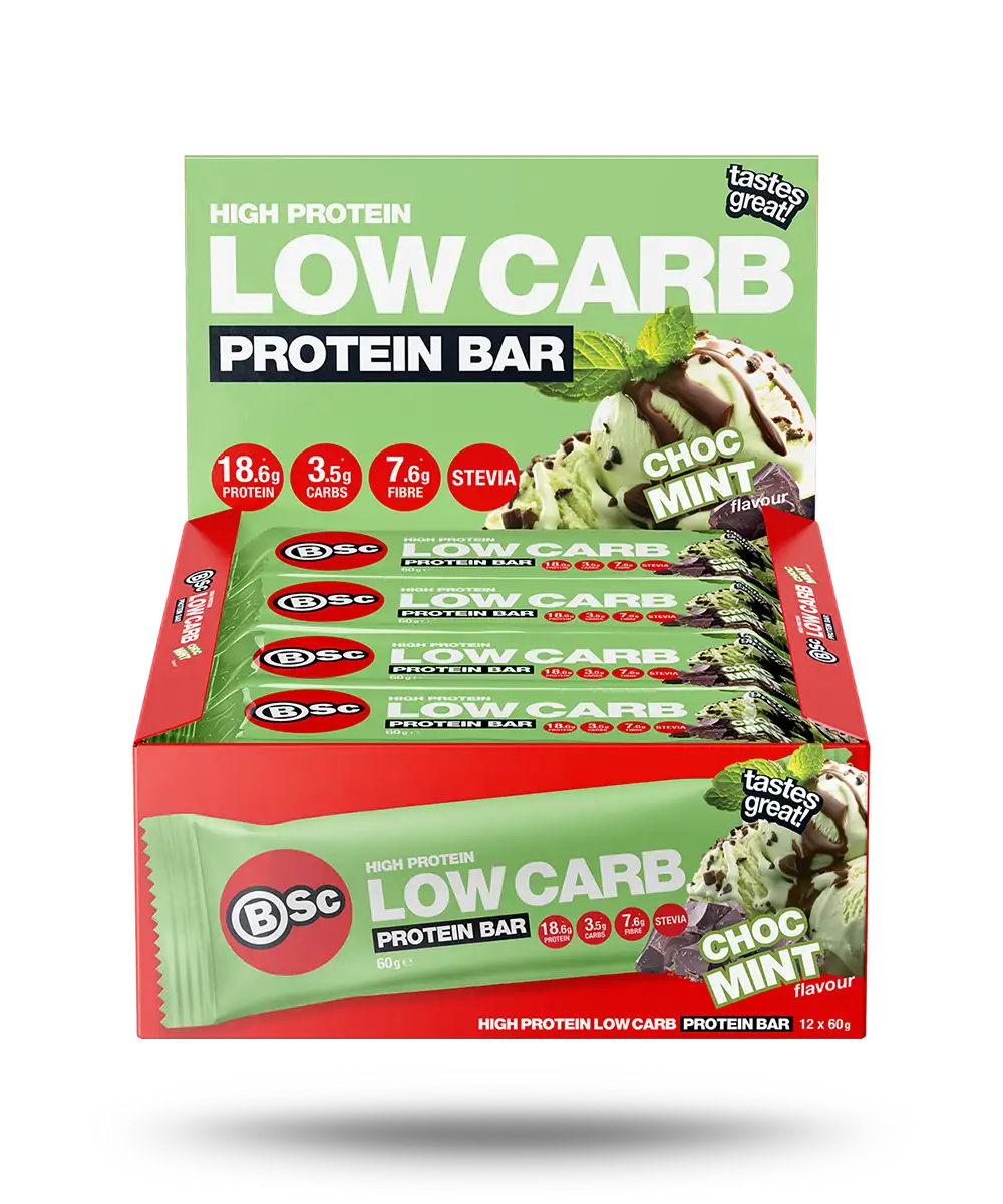 BSc Low Carb Protein Bars 60g 12 Bars