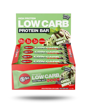 BSc High Protein Low Carb Bar 60g Box of 12