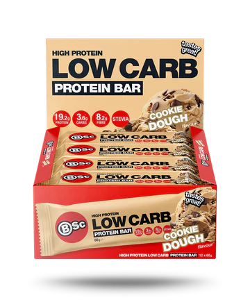 BSc High Protein Low Carb Bar 60g Box of 12