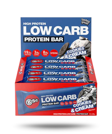 BSc High Protein Low Carb Bar 60g Box of 12