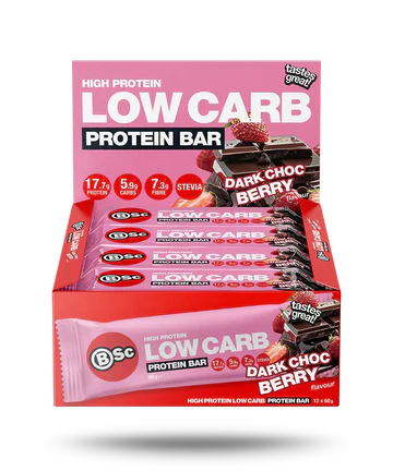 BSc High Protein Low Carb Bar 60g Box of 12