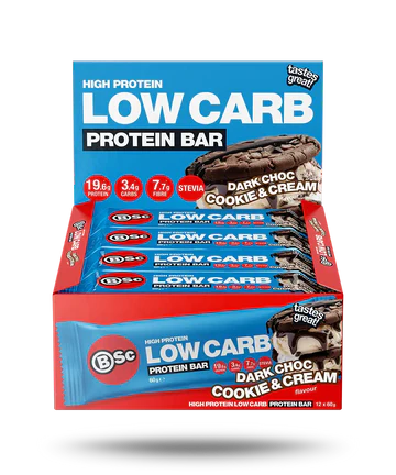 BSc High Protein Low Carb Bar 60g Box of 12