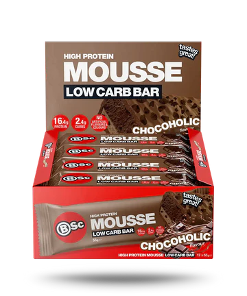 BSc High Protein Mousse Bar 55g Box of 12