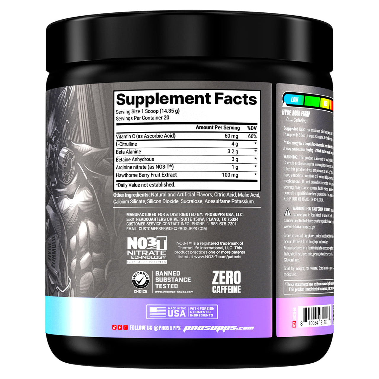 ProSupps Hyde Max Pump 20 Serves