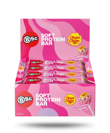 BSc X Chupa Chups Soft Protein Bar 55g Box of 12