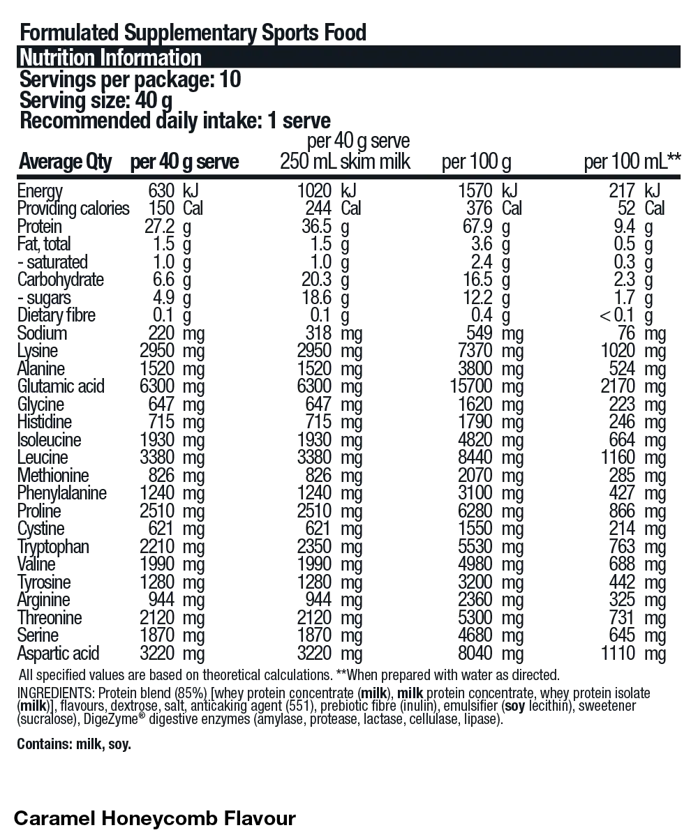 BSc x Violet Crumble Protein