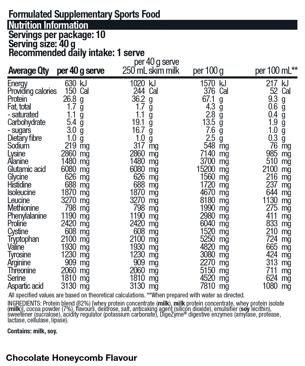 BSc x Violet Crumble Protein